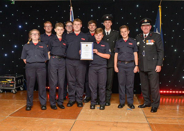 Fire Cadets Cert of Achievement